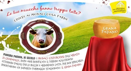 Grana Padano: tra bonifiche e monaci