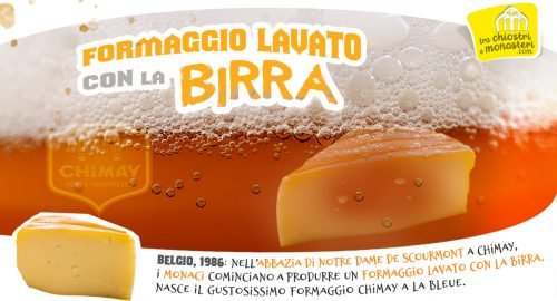 Il formaggio trappista lavato con la birra Chimay